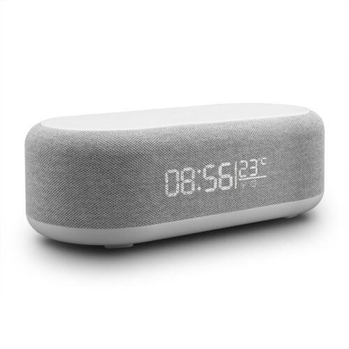 Alarm Clock 15W Wireless Charger Dock Station For Samsung Galaxy S25 S24 Note20
