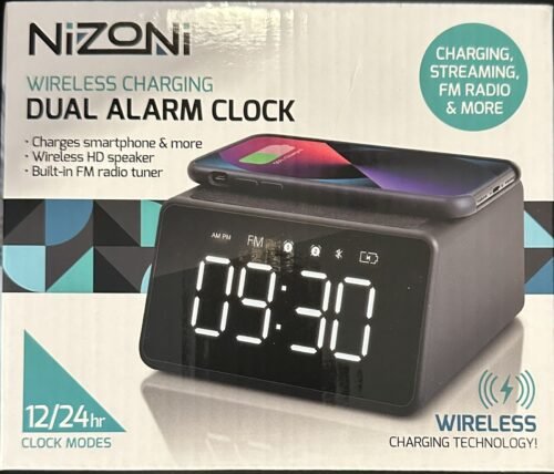 ALARM CLOCK / CHARGES SMARTPHONE (Wireless)