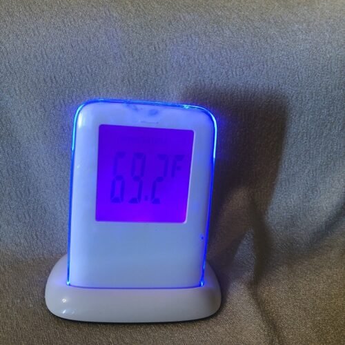Alarm Clock Clock Temperature LED Screen Digital Nice Color Change EUC