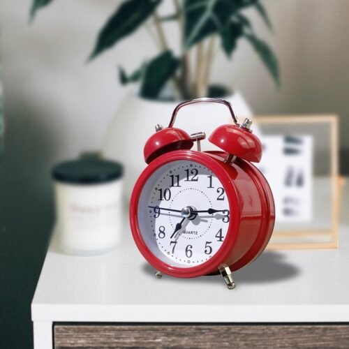 Alarm Clock Old Fashioned Classic Analog Clock for Adults Teenagers Children