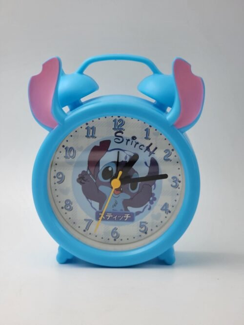 Alarm Clocks Stitch Cartoon, Bell Alarm Boys and Girls, Kids Bedroom, Bedside