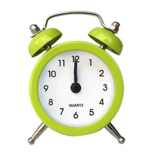 Alarm Clock Vintage Twin Bell Extra Loud Battery Classic Backlight Bedroom Decor