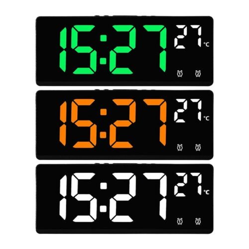 Alarm Clock Voice-activated Awake, 12/24-hour Desktop Led Digital Clock