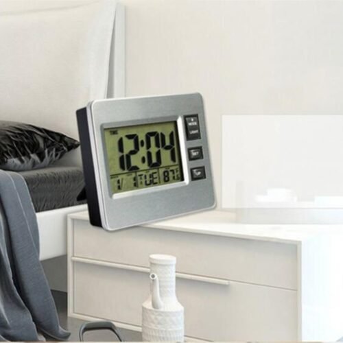Alarm Clock with Brightness Adjustment Small Digital for Bedrooms
