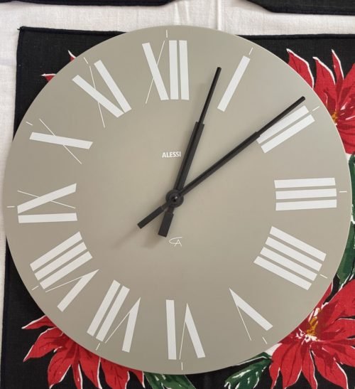 ALESSI Firenze Wall Clock With Roman Numerals