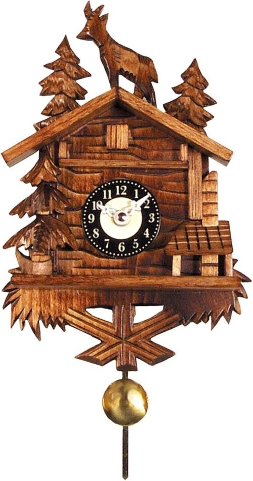 Alexander Taron Engstler Battery-operated Clock - Mini Size -7.5"H x 5"W x 2.5"D
