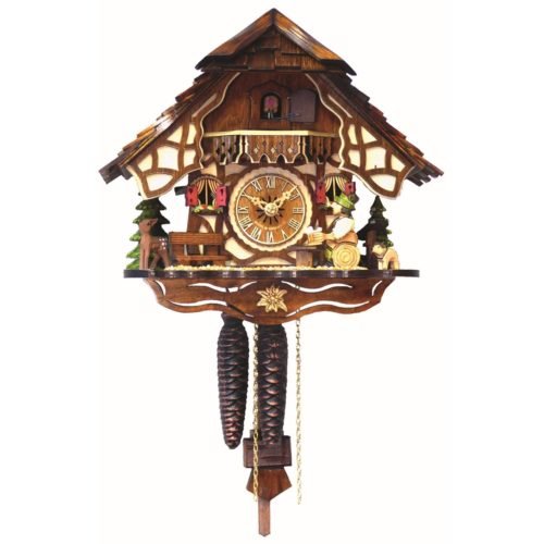 Alexander Taron Engstler Cuckoo Clock Beer Drinker 9"