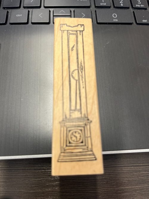 All About Time Clocks New Wood Mounted Rubber Stamps Buy More & Save!