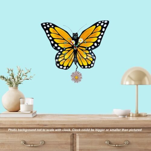 Allen Design Studio Wall Clock: Spread Your Wings Butterfly, Item# 6014557