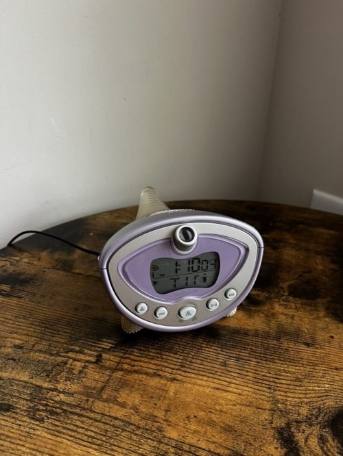 American Girl Zinger Ceiling Projection Digital Alarm Clock Lavender RM813PA