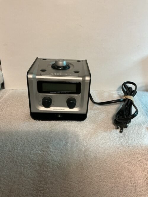 American Innovative Neverlate 7 Day Alarm Clock Electric/Battery Operated Option