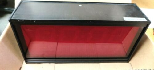 American Time DSY441RSA3 Digital Clock Wall Mounted 12"x6"x3.5"