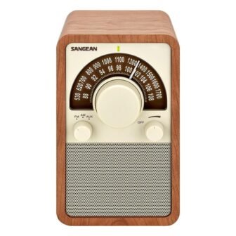 AM/FM Analog Wooden Cabinet Radio