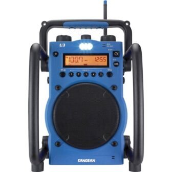 AM/FM Ultra Rugged Digital Tuning Radio in Blue