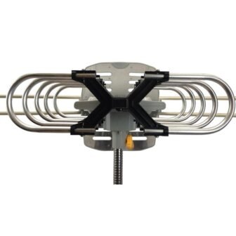 Amplified Outdoor Remote Controlled HDTV Antenna UHF VHF FM Radio 360° Motorized...