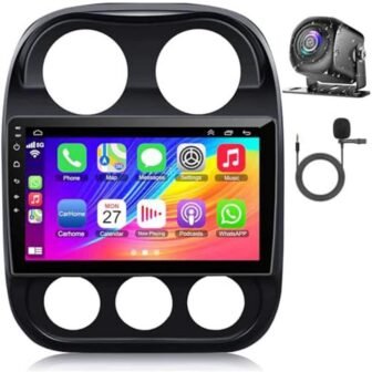 Android 13 Car Stereo 10.1 in. IPS Touchscreen for Jeep Compass Patriot...