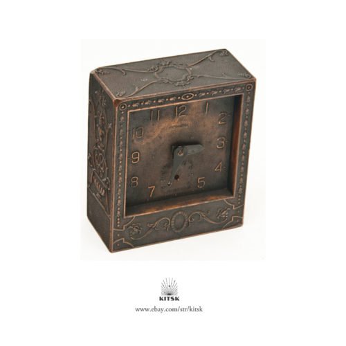 Ansonia Bronze Finish Alarm Clock