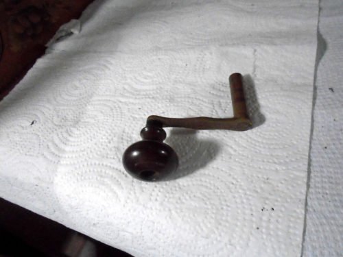 Antique-Signed- Colonial Clock Co. Grandfather Clock Winding Crank-Ca.1920-#V118