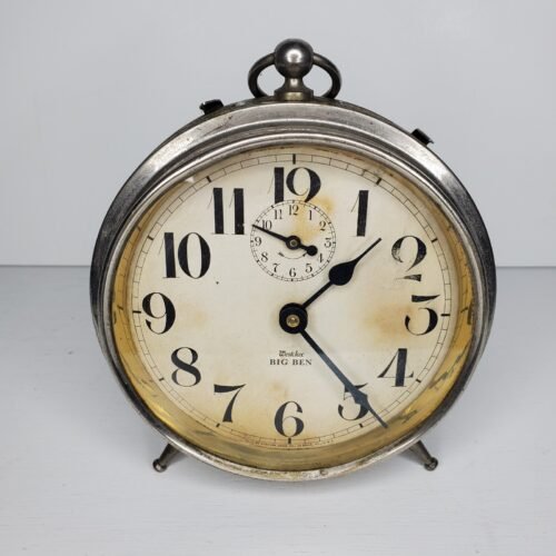 Antique 1914 Westclox Big Ben Alarm Clock Style 1A READ DESCRIPTION
