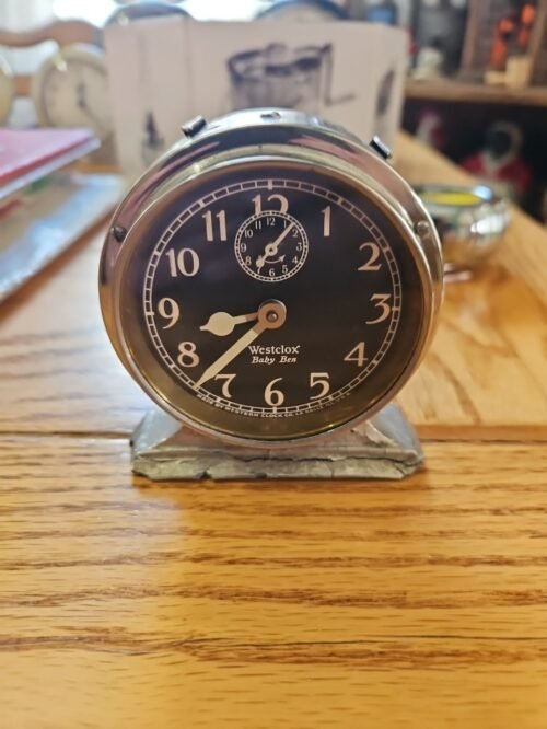 Antique 1927 Luminous Westclox Baby Ben Alarm Clock