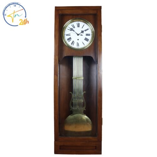 Antique American Waterbury Graham Deadbeat Escapement Regulator Wall Clock