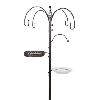 Antique Bronze Feeding Station