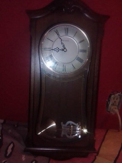 antique bulova clock vintage