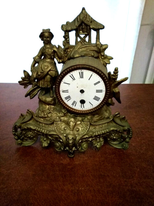 Antique French mantel clock. Original 18th 19th century 2