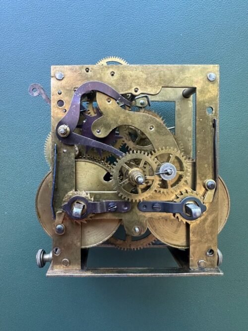 Antique German 8 Day Time and Strike Wall Clock Works Movement JUF
