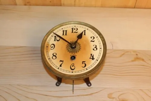 Antique German 8 Day Wall Clock Time Only Movement Parts ~ Black Forest featured image