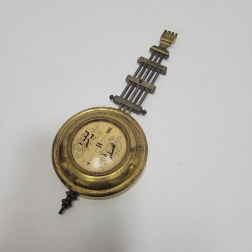 Antique German R-A Vienna Regulator Wall Clock Pendulum