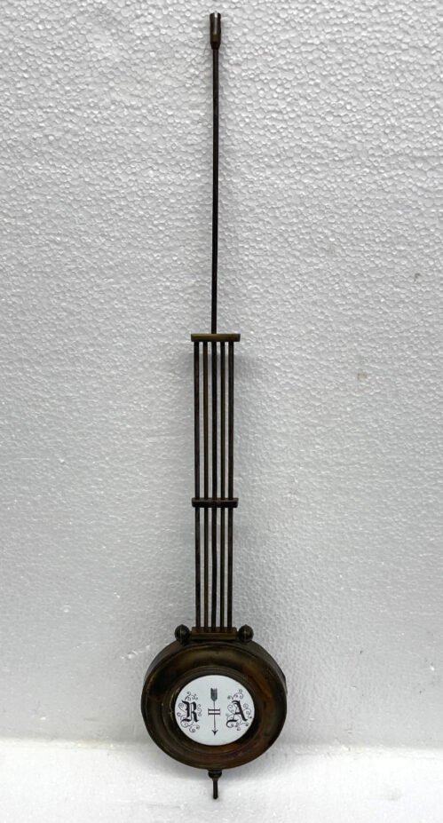 Antique German Wall Regulator Clock R/A Pendulum 16 1/4" Long