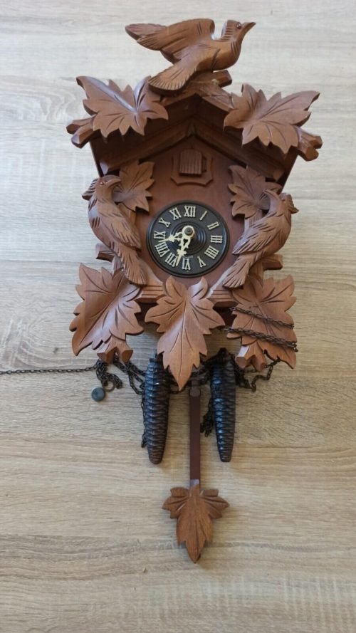 Antique Germany REGULA Black Forest Strike Cuckoo Clock