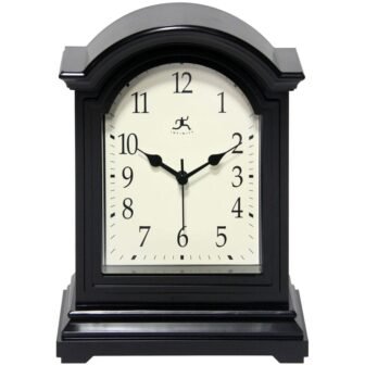 Antique Grandfather Tabletop Clock - Black