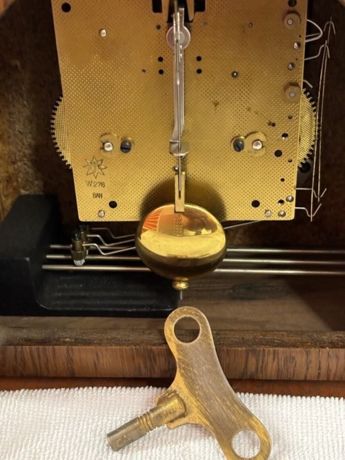 Antique Junghans Germany 1800’s Mantle Clock Westminster Chimes Working With Key