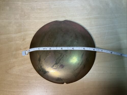 Antique Large Brass Grandfather Clock Pendulum 6.25” 7.5lbs