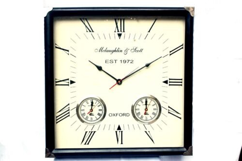 Antique Maritime Hanging Wall Clocks for Home Décor Indoor Outdoor Living Room