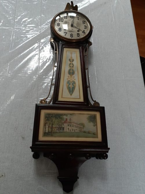 Antique New Haven Banjo Clock