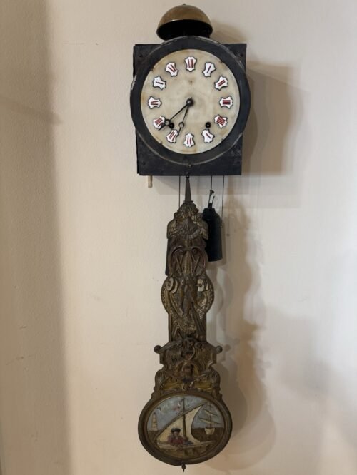 Antique Pendulum French Nautical Wall Clock