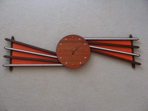 Antique pre WW2 German wall clock ... 4 feet end to end, 12 inch face … READ ➜➜➜