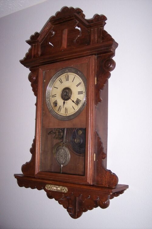 Antique Seth Thomas "Eclipse" Wall Clock 8-Day