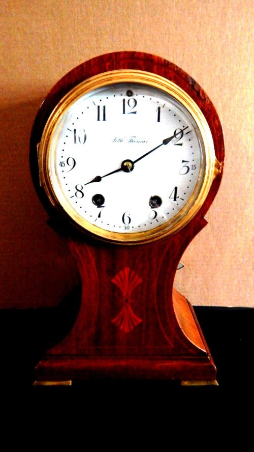 Antique Seth Thomas shelf mantel clock, " PARMA "