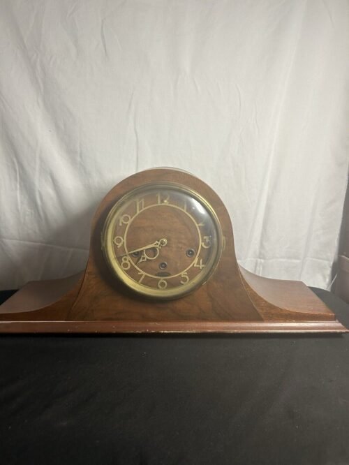Antique Seth Thomas Wood Mantle Medbury Clock W/124 Westminster Movement + Key