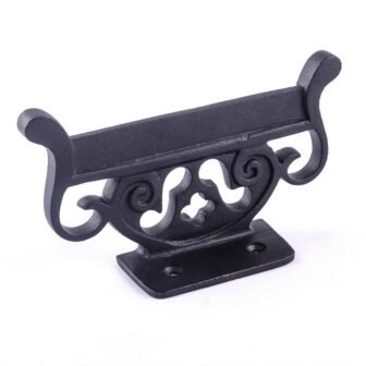 Antique Vintage Black Wrought Iron Boot Scraper