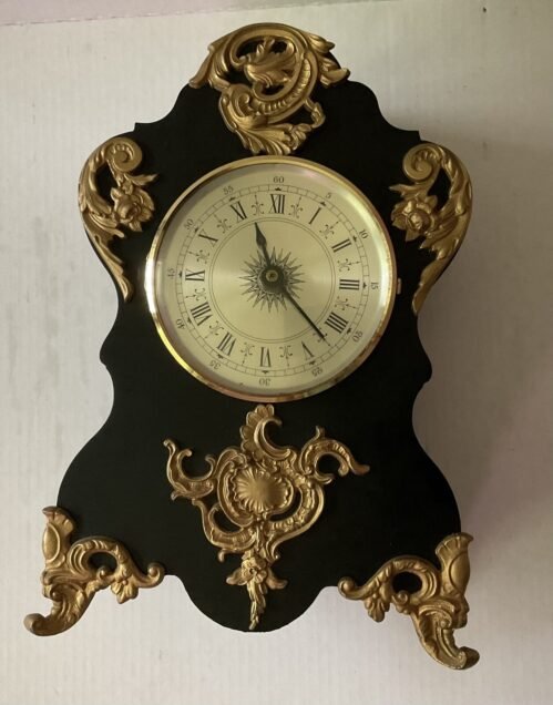 Antique Vintage Ornate Cast Iron Clock