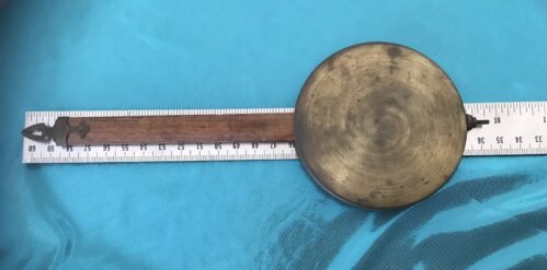 Antique Wall Clock Adjustable Length Brass Pendulum