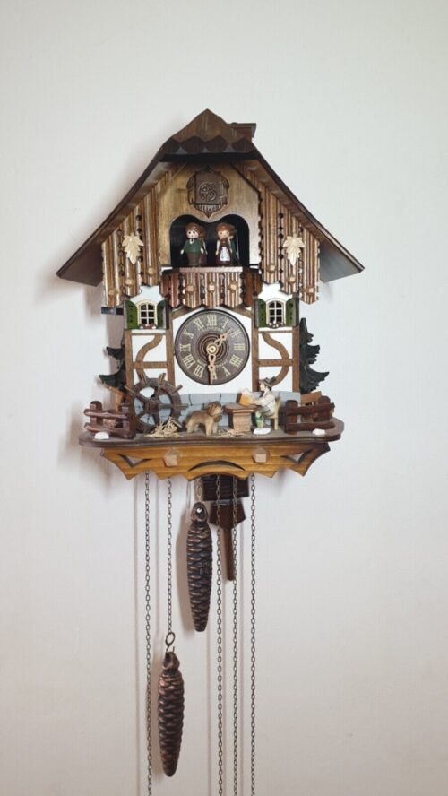 Anton Schneider Chalet Style Blackforest Cuckoo Clock With Regula Movement
