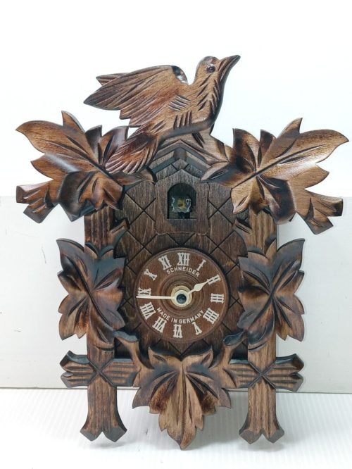 Anton Schneider Cuckoo Clock 1-day Battery Operated / Untested/ Missing Door