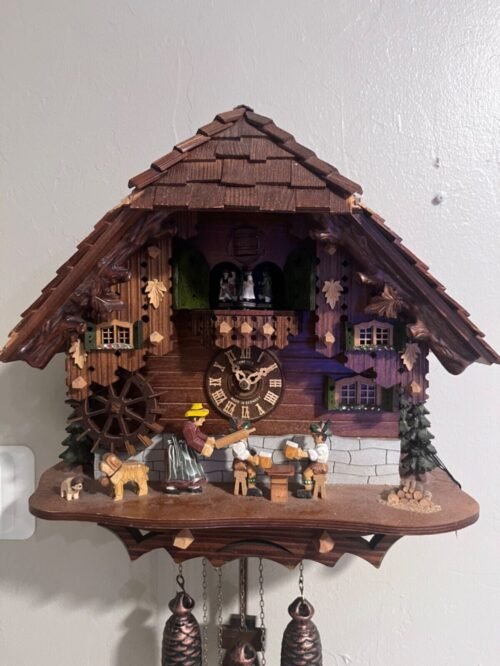 anton schneider cuckoo clock 8 day