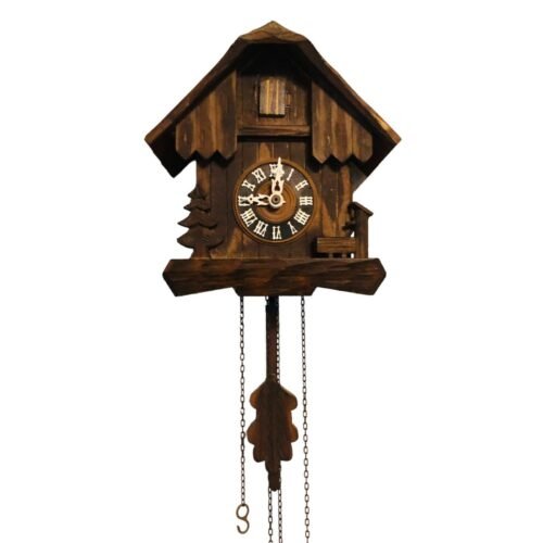 Anton Schneider Cuckoo Clock Chalet Style 1 Day West Germany No Weights Tested